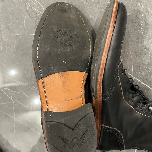 Wolverine  1000 Mile Size 9 D Tall Leather Boots Rare - Picture 7 of 7